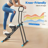 HXD-ERGO Stair Stepper for Home, 6 Adjustable Resistance Vertical Climber Cardio Exercise Machine, Folding Stair Climber for Full Body Workout with Adjustable Handlebar