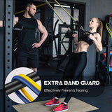 VEICK Resistance Bands, Exercise Bands, Workout Bands, Resistance Bands for Working Out with Handles for Men and Women, Exercising Bands for Fitness Weights Work Out at Home VEICK