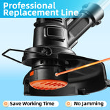 Weed Eater String, Eventronic 095 Trimmer Line of 295-Feet, Trimmer Line for Universal Replacement