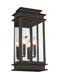 Livex Lighting 2018-07 Princeton Outdoor Wall Lantern, Bronze