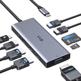 USB C Docking Station Dual Monitor Adapter Laptop Docking Station 3 Monitor