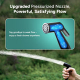 DR.PREPARE Portable Shower for Camping, 4 Gallons Camping Shower Bag, Portable Outdoor Shower with Pump for Hiking, Climbing, Pet Cleaning, Car Washing, Beach & Emergency
