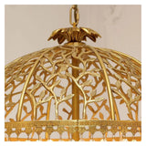 Chandelier, Classical Shade Balcony Loft Brass Lamp Reception Desk