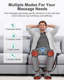 Leg Massager for Circulation and Pain Relief, Air Compression Foot Calf Thigh Massager with 2 Heat and 3 Vibration Functions Nekteck
