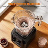 Blender, 1800W Blender with Grinder - 6-Blade Professional Smoothie Blenders for Kitchen, Crushes Ice, Self-Cleaning, 68oz & 27oz Jars Dishwasher Safe, for Baby Food, Nut Butter