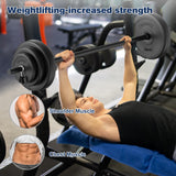 DERACY Barbell Weight Set, 43lbs Barbell Set Adjustable Olympic Weights, 6 Plates, 57.5 Inch Bar & Thick Foam Shoulder Pad, for Home Gym, Exercise, Lifting, Body Fitness, Workout to Build Muscle DERACY