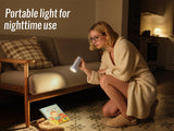 Rechargeable Battery Operated Wall Sconce Drill-Free Installation;No in-Wall Wiring Required, Dimmable LED Lights, 360° Rotation,Magnetic Light