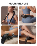 Upgraded Neck Massager for Pain Relief Deep Tissue, Cordless Neck and Shoulder Massager with Heat, 5 Modes Deep Tissue Kneading, Portable Shiatsu Massager for Back Leg Muscles, Home Office Travel Use
