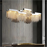 Nordic Minimalist Crystal Pendant Lamp for Living Room, Dining Room, Bar, and Desk