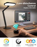 LitONES EaseGlowXP Dual‑Zone Desk Lamps Home Office, Remote, Modern Setup
