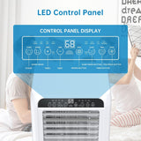 8000 BTU Portable Air Conditioners, 3 in-1 Portable AC Unit Up to 350 Sq.Ft with Dehumidifier, Quiet Air Conditioner with Remote Control, Fast Cool, 24H Timer, Bedroom, Office, Apartments, Black