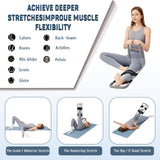 PressLoo Hamstring Stretcher - Advanced Knee Extension & Pain Relief Device, Low Back Stretcher Calf Stretching Equipment, Ideal for ACL, MCL Recovery, Athletes, Therapy & Rehab
