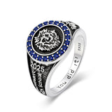 Oseew 2027 Men Custom Pattern Graduation Ring Gift Style3