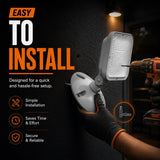 LED ENERGY PLUS Remote Outdoor Emergency Light Head – Single Head LED Lamp, Weatherproof Emergency Exit Lighting – 3.6V OR 9.6V Volts, 1.7 Watts (4 Pack)