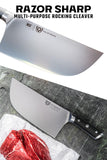 Dalstrong Meat Cleaver Knife-9"- Gladiator Series-'The Ravager'-Heavy Duty Butcher Kitchen Knife Gift-Forged High Carbon German Steel-BBQ, Meat Knife-w/Sheath-NSF Certified