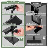 Rofio Adjustable Tabletop Easel, Picture Frame & Sign Display Stand, Black