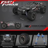 HAIBOXING 2997A Brushless RC Cars 1/12 Scale 4WD Remote Control Truck with Independent ESC, Fast RC Cars 45 MPH Max Speed RTR Off-Road RC Car for Adults, Boys, 3S Batteries Applicable (not Included)