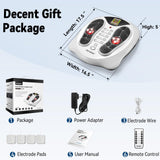 FIT KING Neuropathy Pain Relief for Feet Massager, EMS Foot Massager for Neuropathy with TENS Pads, Foot Circulation Stimulator for Plantar Fasciitis, Diabetes Feet Pain Relief