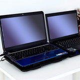 Feilx Laptop Cooling Pad - 5 Fans Cooler - Increase Your PC Performance and Life Expectancy - Ventilated Support for Laptop