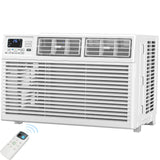 Antarctic Star 8,000 BTU Window Air Conditioner, Window AC Unit, Cools Rooms up to 350 Sq.Ft., 6 in 1 Modes Air Conditioner Window Unit with Remote Control, Easy to Install, Energy Saving, White