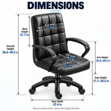 Home Office Desk Chair, Ergonomic Latex Cushion Swivel Chair