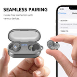 Wireless Earbuds Bluetooth 5.3 Headphones, App Customize EQ, Ergonomic Design, 55H Playtime, Wireless Charging TOZO
