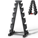Dumbbell Rack Stand Only, Compatible with Peloton Weights, Ergonomic Weight Rack for Home Gym Dumbbells with 6-Tier, Space-Saving Home Gym Storage Rack, Plus Neoprene Set Storage, Compact