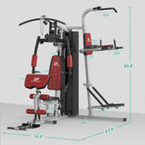 ULTRA FUEGO Multifunctional Home Gym Equipment Workout Station with Pulley System, Arm, and Leg Developer for Full Body Training