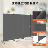Room Divider, 4 Panel Room Divider, 136" W Folding Privacy Screen and Portable Partition Divider for Room Separation
