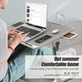 Foldable Lap Desk, Adjustable Angle & Height Portable Bed Laptop Tray Table