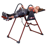 Body-Solid (BFINVER10R) Inversion Table for Back Pain Relief - 300lb Capacity Foldable Decompression Table for Lumbar Stretching, Strength Training Equipment for Professional Inversion Therapy Body-Solid