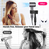 Hair Dryer Stand Holder with Strong Suction Base-63in/160cm Fanwer