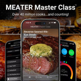 Smart Bluetooth Wireless Meat Thermometer Digital | 1000°F Heat Resistance | Long Range | Certified Accuracy | BBQ, Oven, Grill, Smoker, Etc. MEATER