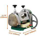 INTSUPERMAI Sugar Cane Press Juicer Machine Manual Sugarcane Juice Extractor with Stainless Steel Shell and 2 Knives
