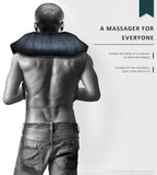 Neck and Back Massager with Heat – Deep Kneading for Shoulder and Neck – Ideal Gift for Men, Women, Mom, Dad Him & Her Mo Cuishle
