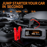 HPBS Car Jump Starter - 5000A Peak Jump Starter Battery Pack with 3.0" LCD Display HPBS