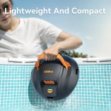 CliBot S1 Cordless Pool Vacuum, Automatic Pool Cleaner Robot with 120 Min Runtime, Powerful Dual-Motor, Auto Park, 2 Cleaning Paths, for Above Ground Pools and Flat In-Ground Pools up to 850 Sq.Ft