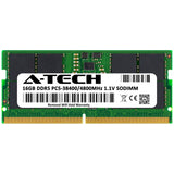 A-Tech 16GB DDR5 4800MHz PC5-38400 CL40 SODIMM 1.1V Non-ECC Unbuffered SO-DIMM 262-Pin Laptop Computer RAM Memory Upgrade Module