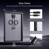 Callsun N-Type 16BB 400 Watt Solar Panel, 4×100W Solar Panels