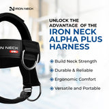 Iron Neck Harness Alpha Plus and Heavy Kit Bundle, Neck Weight Lifting Harness for Strength Training, Posture Correction, Muscle Building, and Pain Relief