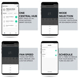 13,000 BTU Portable Air Conditioner with Wi-Fi for Rooms Up to 500 Sq Ft (8,500 BTU SACC) 3-in-1 Ivation