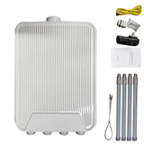 Vvikizy High Power Outdoor Wireless Router, 3000M WiFi 6 with 4 External 7dBi Antennas, Support POE for Large Outdoor Areas Farms Estates (US Plug)