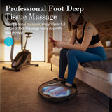 CuPiLo Foot Massager with Heat, FSA Eligible HSA Shiatsu Feet Massager with Remote Control, Multi-Level Compression Knead Foot Massage for Neuropathy & Plantar Fasciitis, Fits Up to 13", Gifts(Brown)