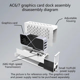 GPU Dock Station for Laptop Gaming, PCIe4.0, AC7W