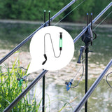 Toddmomy 3pcs Fishing Alarm Fishing Accessories Carp Bite Indicator Hanger Rack