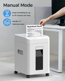 110-Sheet Micro Cut Shredder for Home Office, 6.9 Gallons Bin P-4 High Security Paper Shredder for Credit Card, Staple, Clip