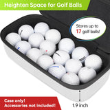 YOREPEK Golf Glove Holder with Removable Golf Glove Shaper, Protective Hard Shell Golf Accessories Case Bag