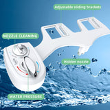 imio BD186 Bidet Attachment, Hot and Cold Water Bidet, Dual Nozzle, Self-Cleaning, Adjustable Water Pressure
