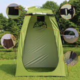 Lixada 6FT Pop Up Privacy Shower Tent, Portable Changing Room for Camping, Outdoor Toilet Shelter with Carry Bag, Instant Setup Camping Tent for Beach Biking(Yellow)