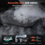 Mesh Office Chair, Adjustable Lumbar High Back Desk Chair 400lbs, 4D Flip-up Arms, 3-Level Tilt Backrest, 3D Headrest, PU Wheels